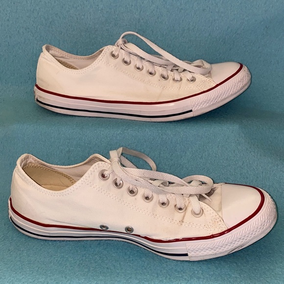 CONVERSE Chuck Taylor All Star low top unisex white flawed men’s 10 women’s 12 - Picture 5 of 12